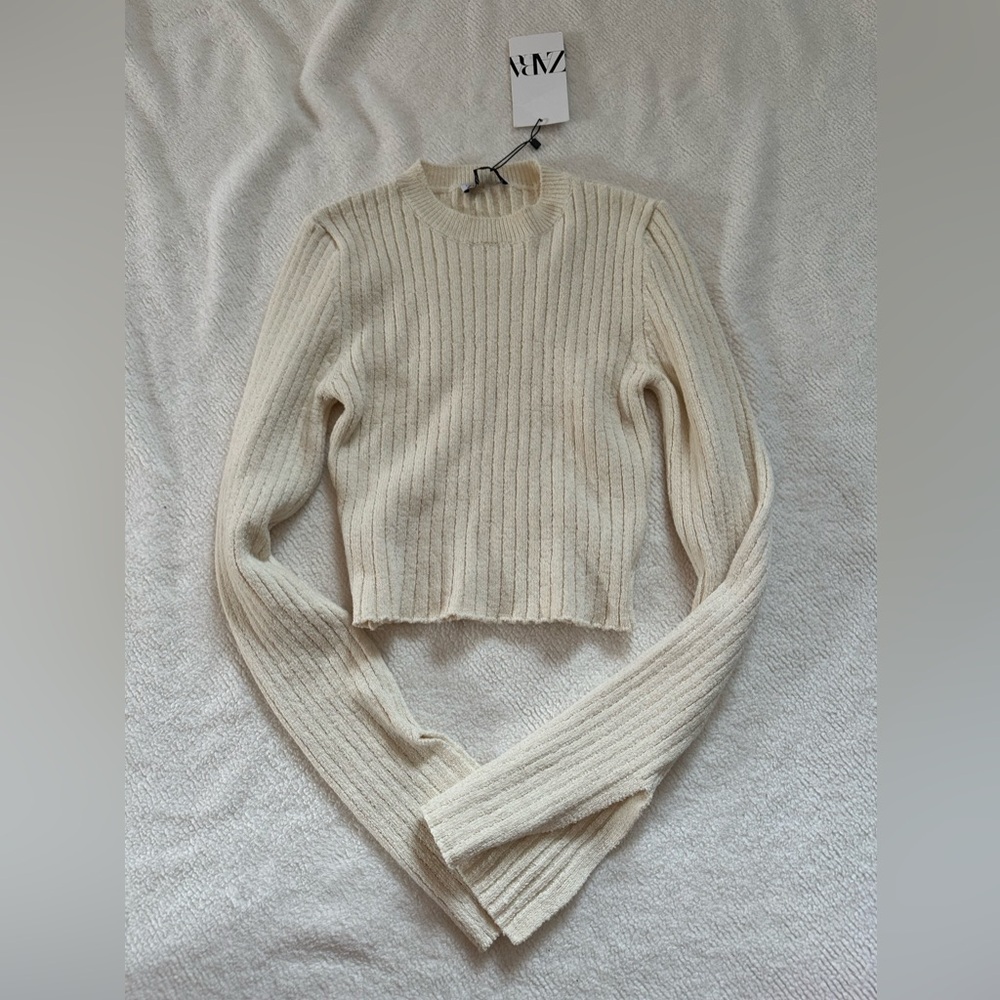 Zara cropped sweater